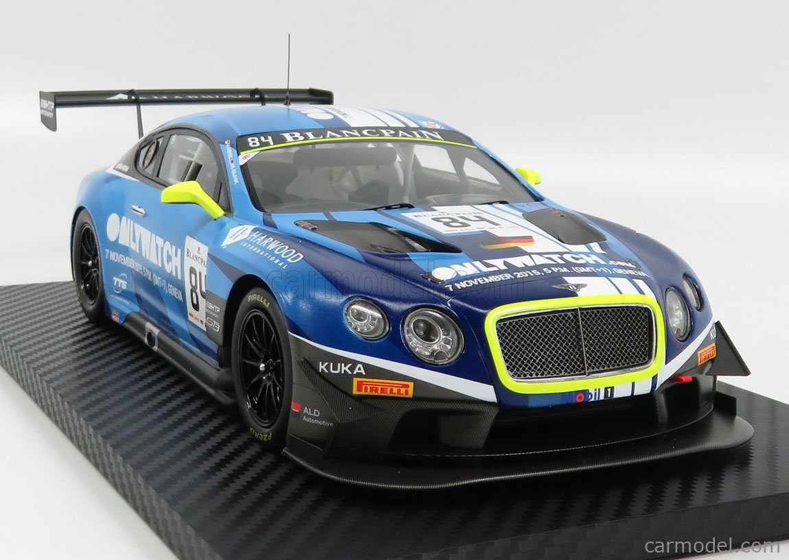 TRUESCALE TSM181013R Scale 1 18 BENTLEY CONTINENTAL GT3 TEAM