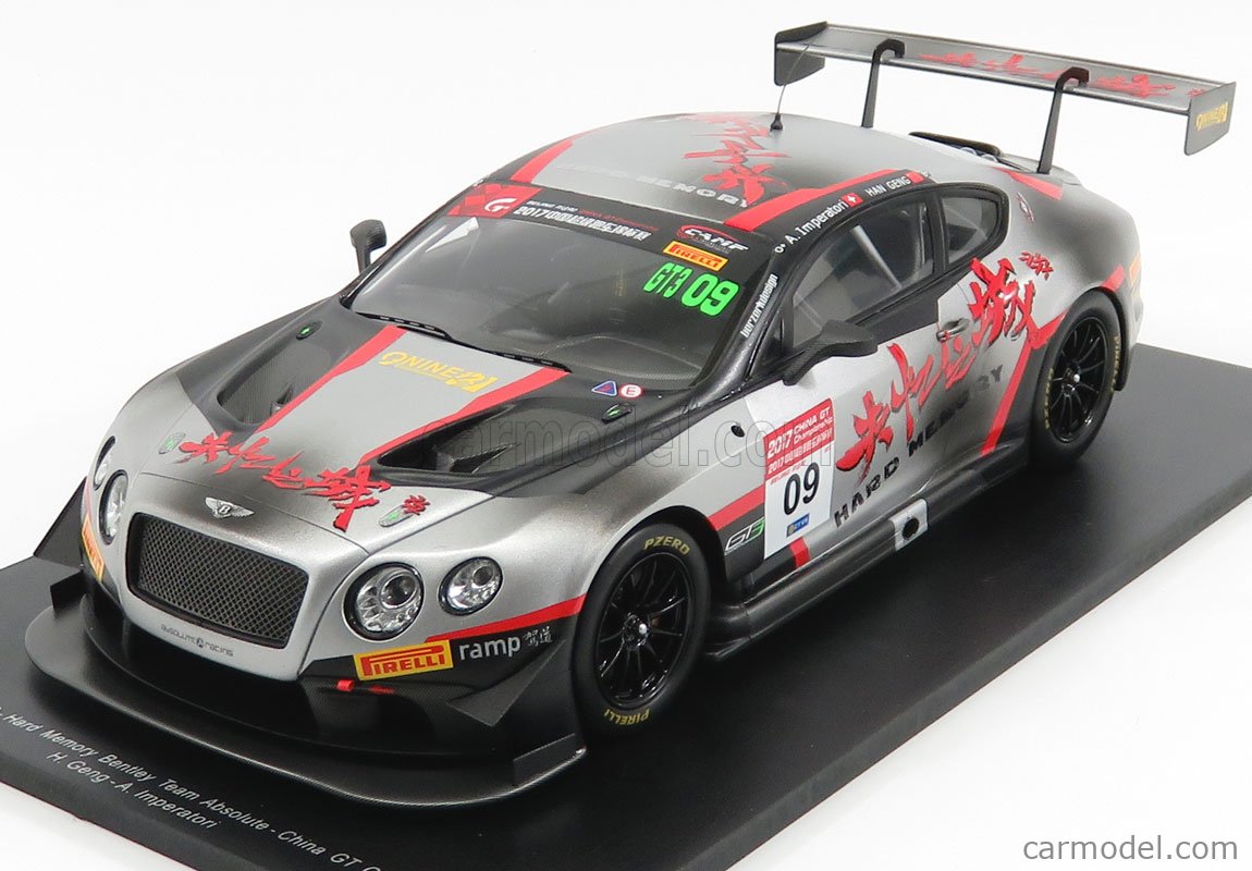 BENTLEY - CONTINENTAL GT3 N 09 CHINA GT 2017 H.MEMORY - H.GENG -  A.IMPERATORI
