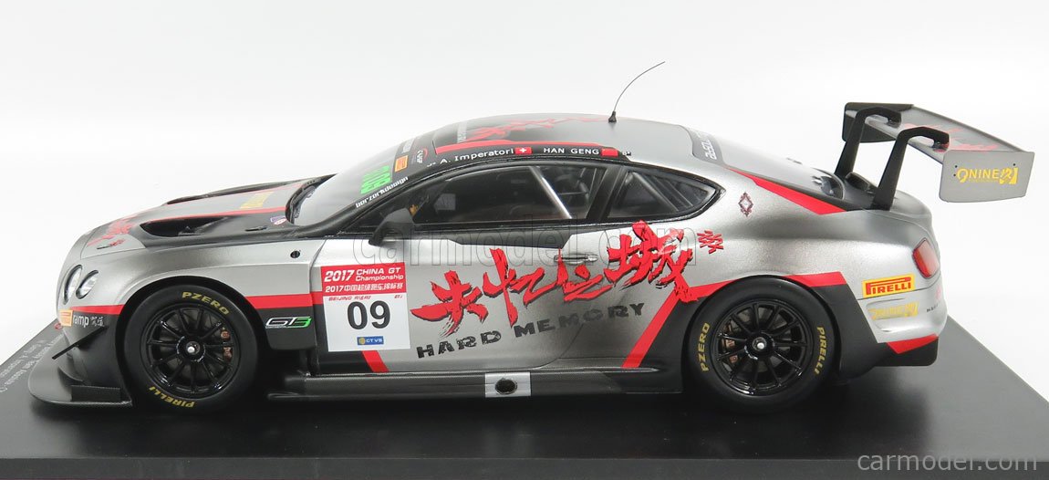 BENTLEY - CONTINENTAL GT3 N 09 CHINA GT 2017 H.MEMORY - H.GENG -  A.IMPERATORI