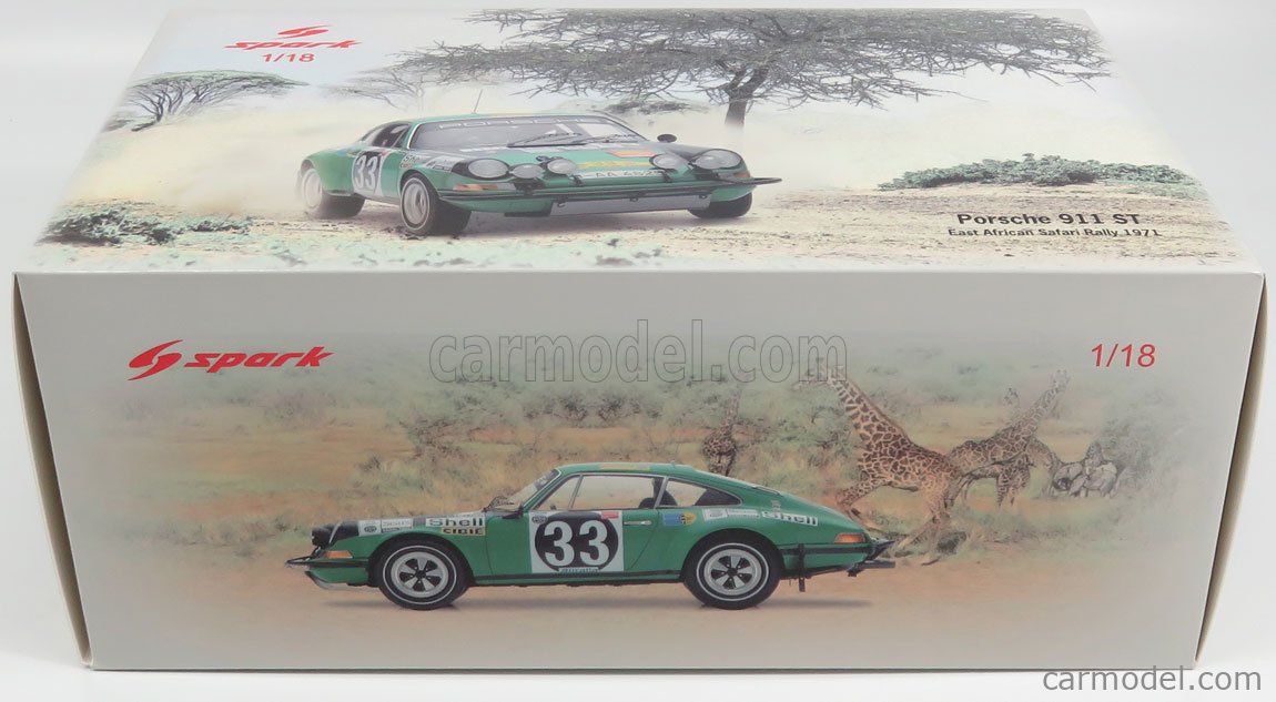 SPARK-MODEL 18S285 Scale 1/18 | PORSCHE 911 ST N 33 RALLY