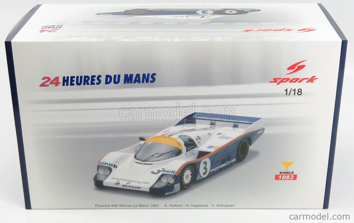Porsche 956 LH Winner 24H Le Mans N°1 1982 Rothmans 1/12 CMR CMR12019