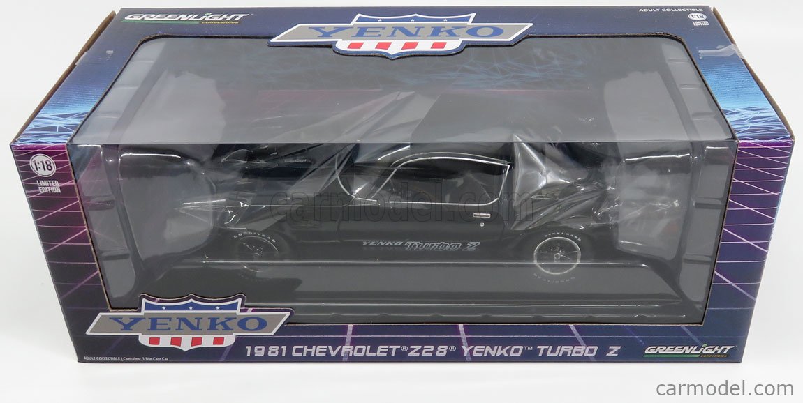 Chevrolet Camaro Z-28 Yenko Turbo Z 1981 Argent - Greenlight 1/18 Diecast - Neuve