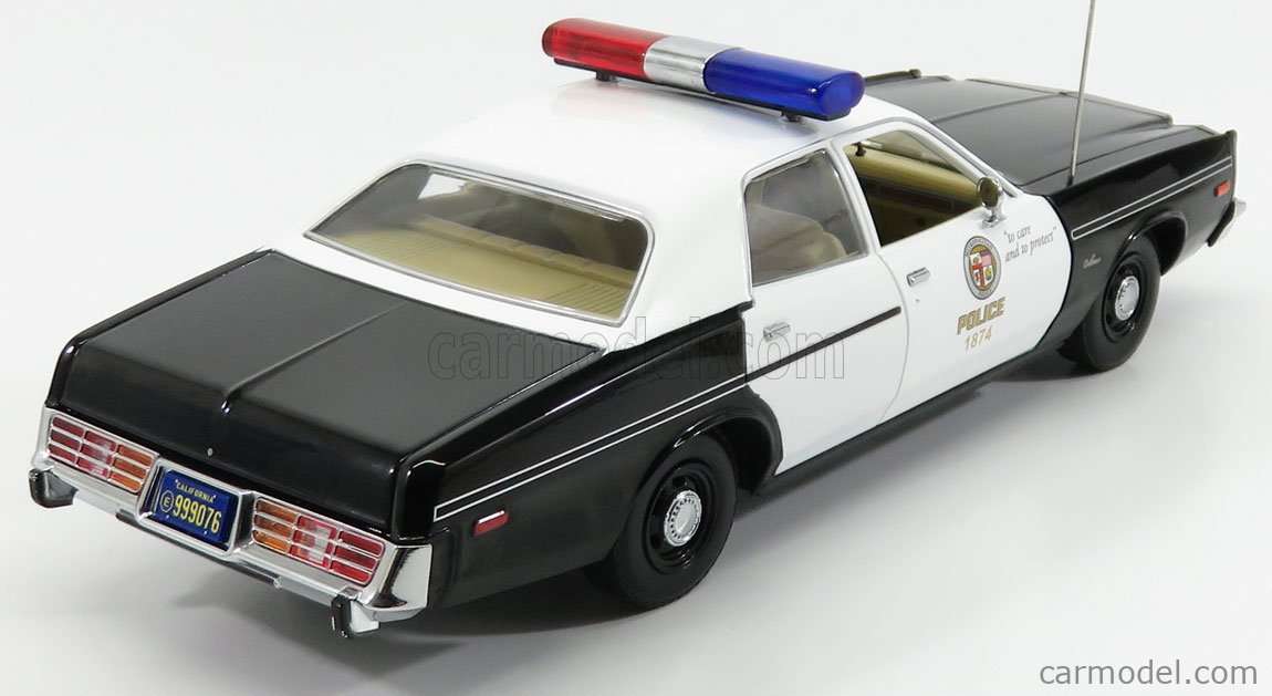 DODGE - MONACO POLICE 1977 WITH T-800 ENDOSKELETON FIGURE - THE TERMINATOR  1 1984