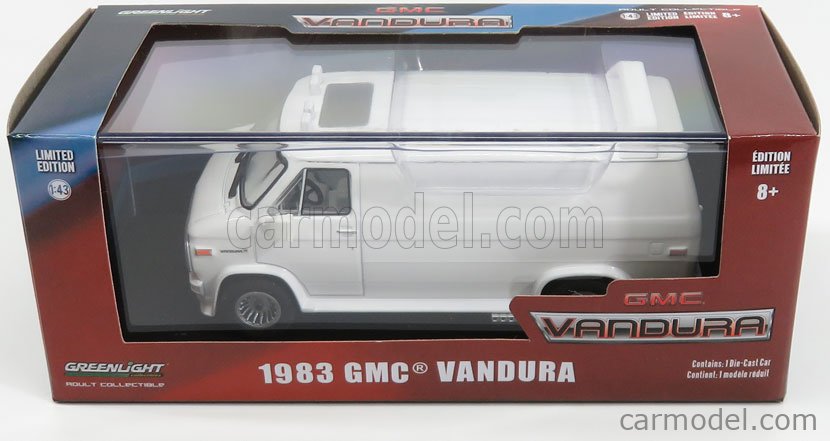 GMC Vandura Custom 1983 White Greenlight 86326 1:43 Scale