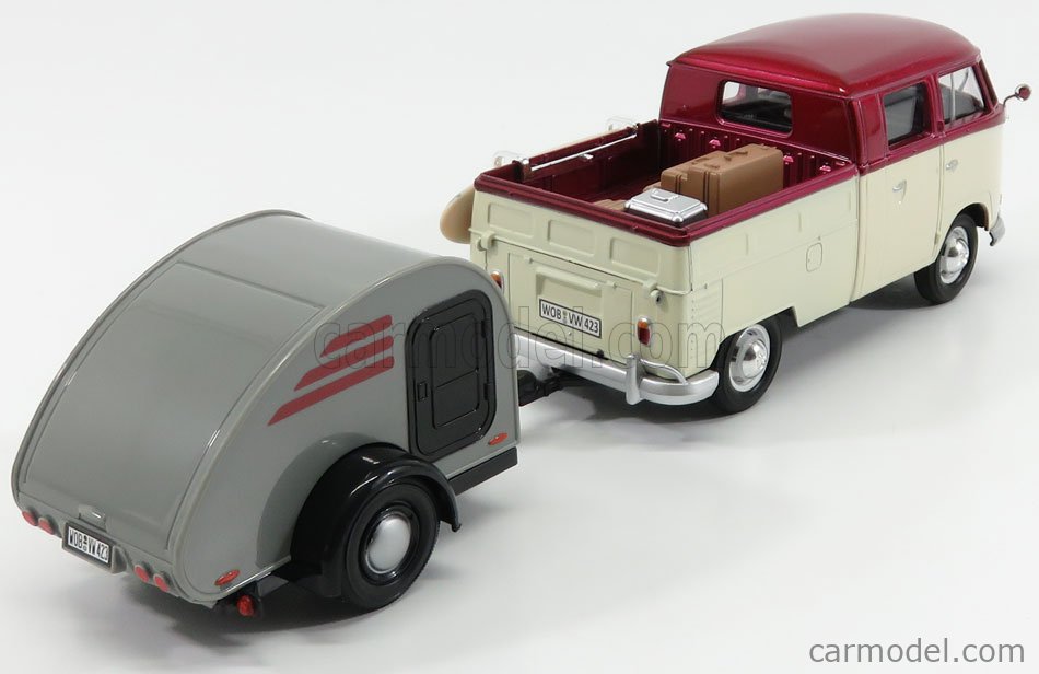 MOTOR-MAX 79673 Scale 1/24 | VOLKSWAGEN T1 TYPE 2 DOUBLE CABINE