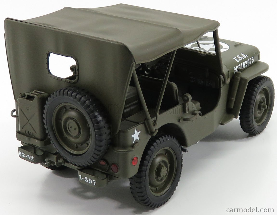 WELLY WE18055HGN Scale 1/18 | JEEP WILLYS 1/4 MB USA ARMY