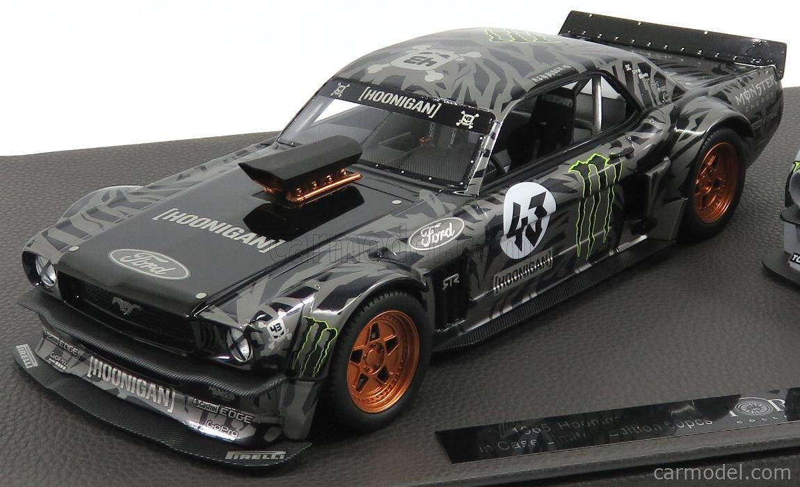 TOPMARQUES TOPSET001 Scale 1/18 | FORD USA SET 2X MUSTANG HOONIGAN
