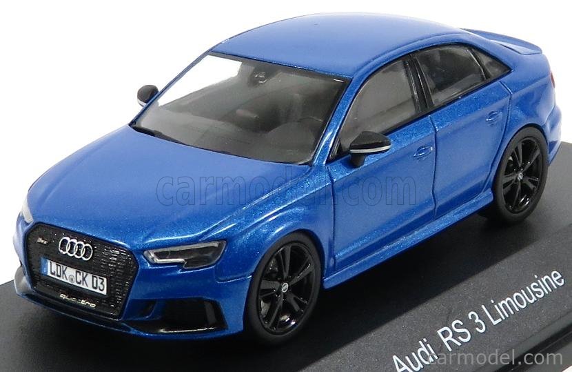 I-SCALE 43000036 Scale 1/43 | AUDI A3 RS3 2016 BLUE MET