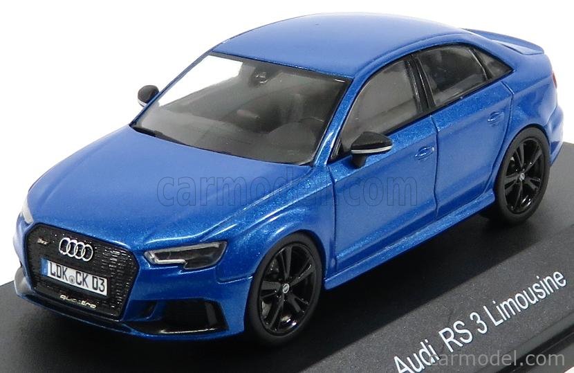 I Scale 43000036 Scale 1 43 Audi A3 Rs3 Limousine 2016 Blue Met