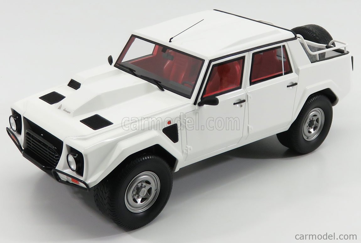 GT-SPIRIT GTS18508W Scale 1/18 | LAMBORGHINI LM002 PICK-UP 4-DOOR 1986 WHITE