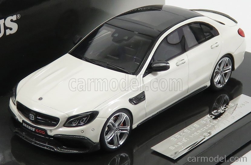 Minichamps Echelle 1 43 Mercedes Benz C Class Amg C63s 600 Brabus Coupe 15 White