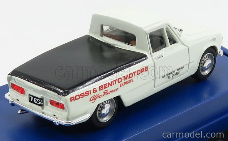 Metro SB 1/43 – Alfa Romeo Giulia Pick Up Bleue – Artisanale (rétroviseur Manquant)