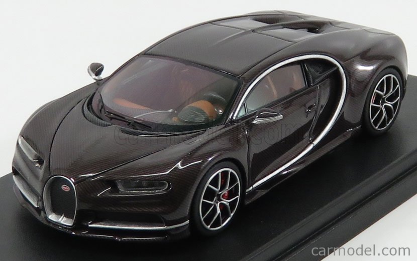 Figurine Échelle 1:43 Bugatti Chiron "Le Patron" 2016 Edicola - Avec Vitrine Présentoir