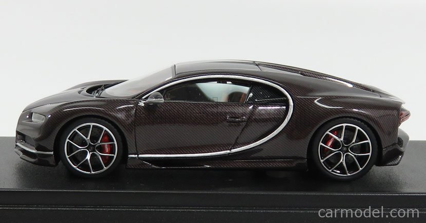 Modèle Réduit Bugatti Chiron 1:43 Edicola - Avec Vitrine D'exposition, Neuf (2016)