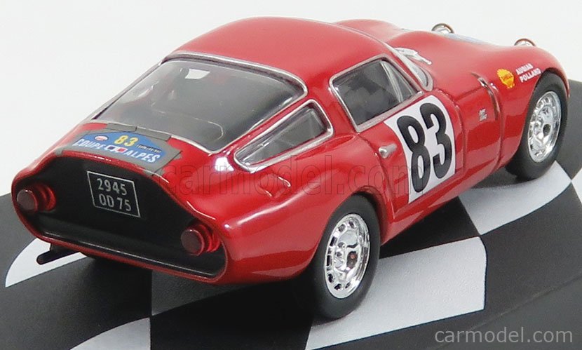 EDICOLA RALTWJP046 Escala 1/43 | ALFA ROMEO TZ1 ZAGATO N 83 RALLY