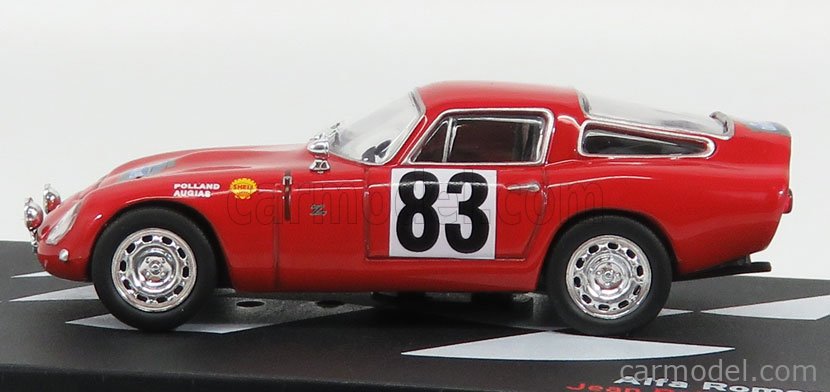 EDICOLA RALTWJP046 Scale 1/43 | ALFA ROMEO TZ1 ZAGATO N 83 RALLY