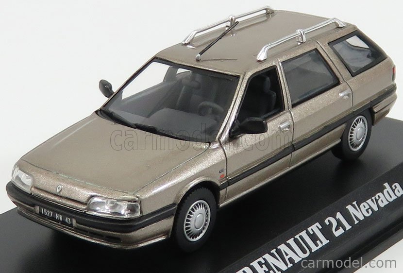Modèle Réduit Renault 21 Nevada 2018 Bleu - Échelle 1:43 - Collection Zamak