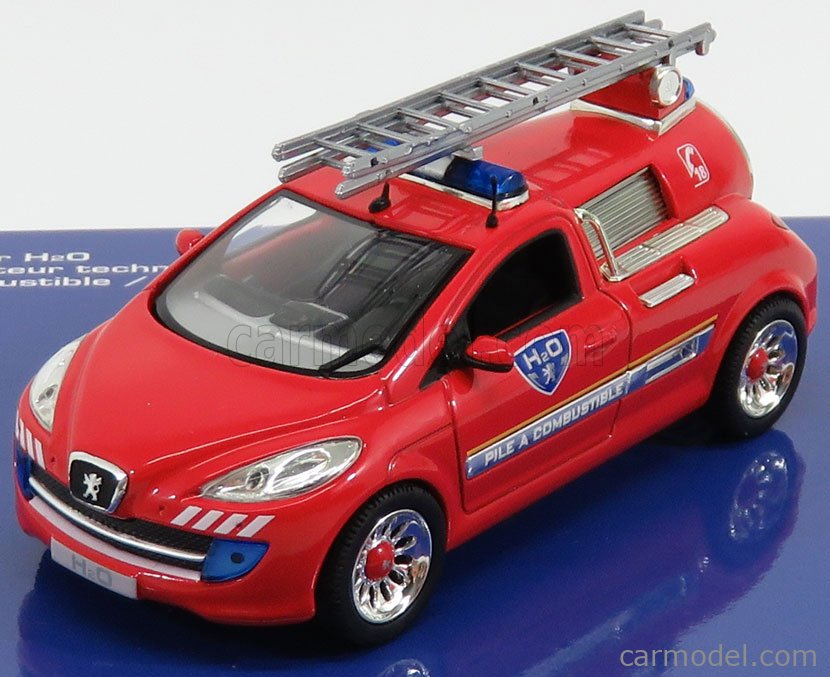 Peugeot H2O Feuerwehr Concept Car 1:43 Hachette/Norev Modellauto 