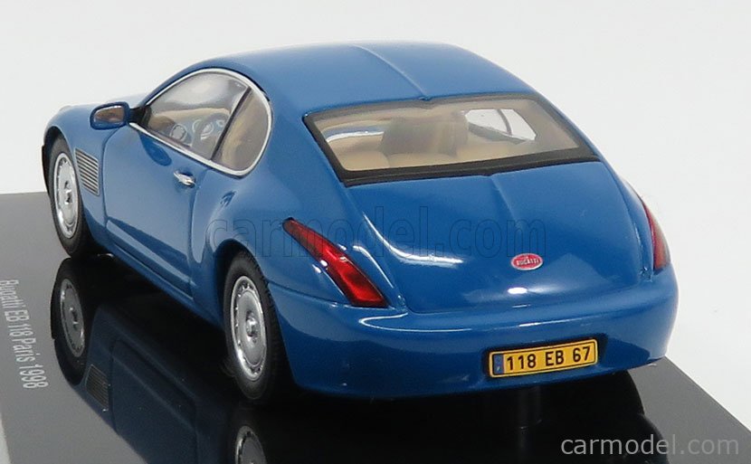 1/43 Bugatti EB118 Paris 98 Autoart francés carreras azul