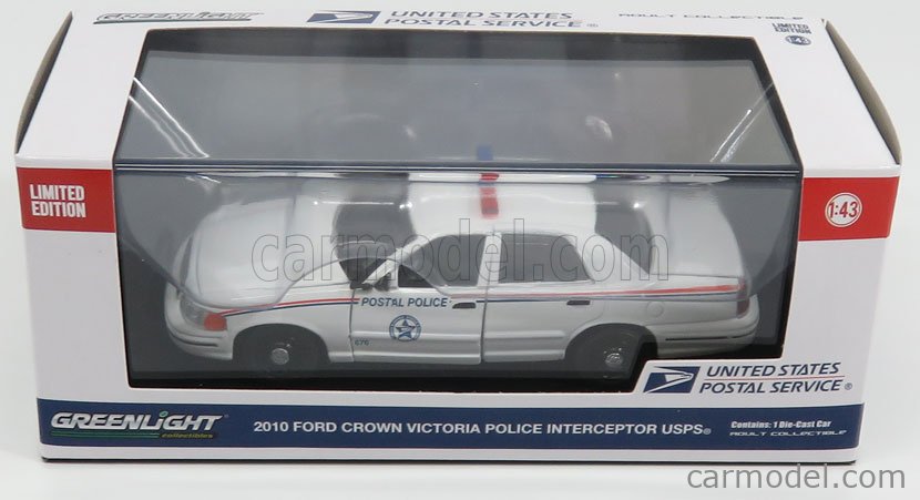 FORD USA - CROWN VICTORIA POLICE INTERCEPTOR UNITED STATES POSTAL SERVICE  2010