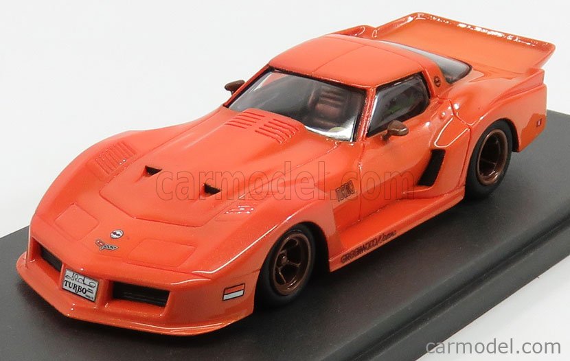 TAVARCO TAV002 Scale 1/43 | CHEVROLET CORVETTE DAYTONA TURBO COUPE  GREENWOOD 1981 COPPER ORANGE MET