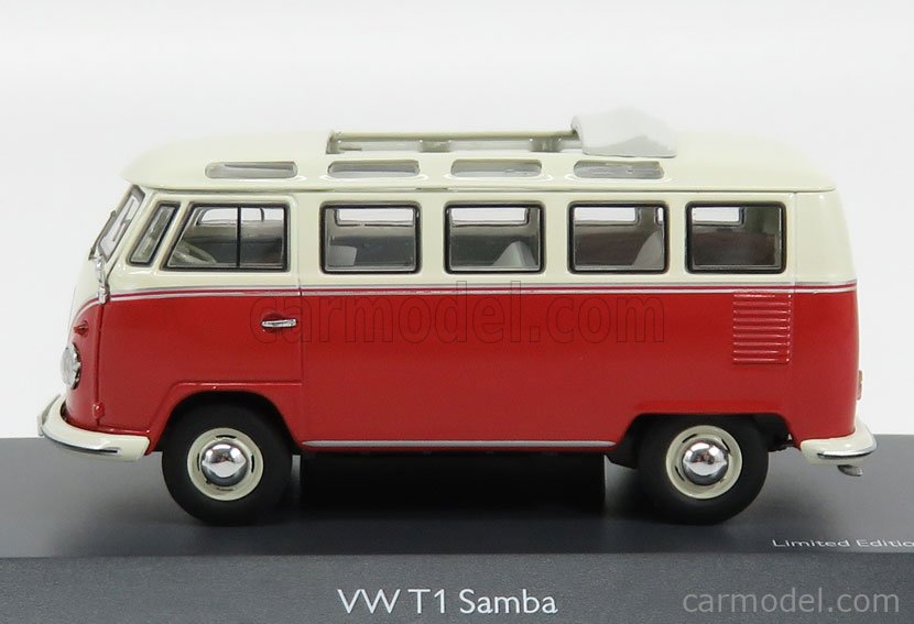 SCHUCO 03743 Scale 1/43 | VOLKSWAGEN T1 SAMBA MINIBUS OPEN ROOF 1962 ...