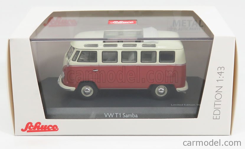 SCHUCO 03743 Scale 1/43 | VOLKSWAGEN T1 SAMBA MINIBUS OPEN