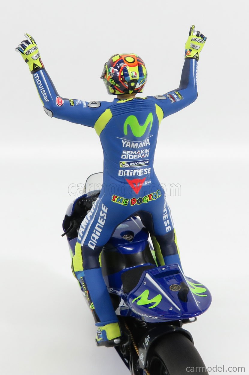Valentino Rossi - Winner Assen Moto GP 2017 Yamaha YZR-M1 with Figure 