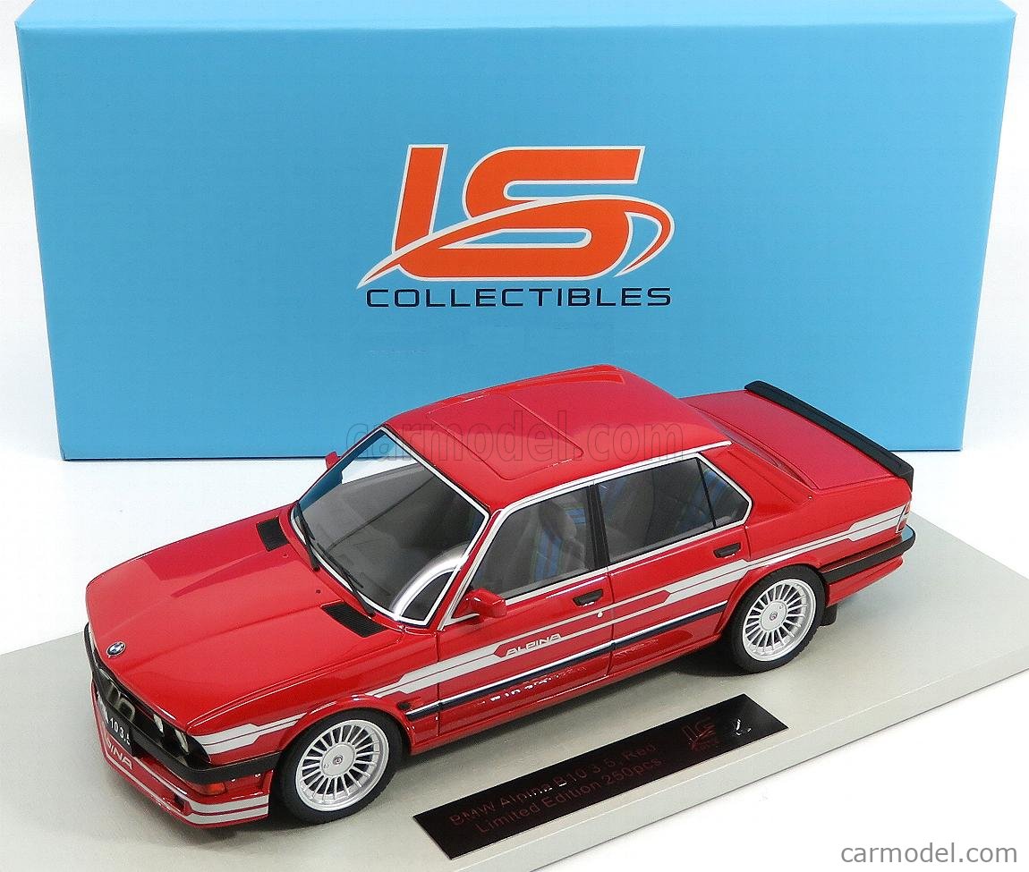 LS-COLLECTIBLES LS044C Scale 1/18  BMW 5-SERIES ALPINA B10 3.5 BITURBO 1989 RED