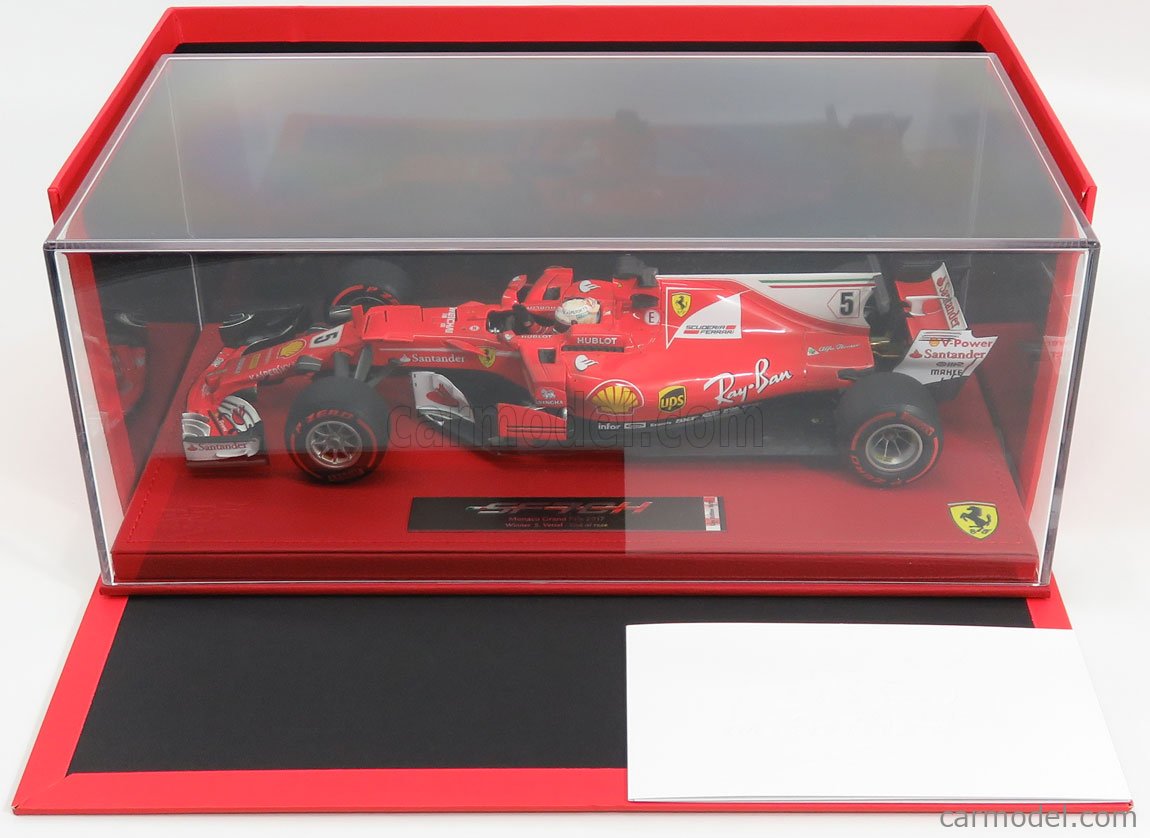 BBR-MODELS BBR1875MW1ER Scale 1/18 | FERRARI F1 SF70H N 5 WINNER MONACO ...