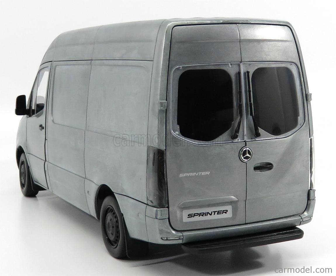 Miniature Norev 1/18 - Mercedes Sprinter Fourgon Tôlé - Gris Métallisé - Occasion