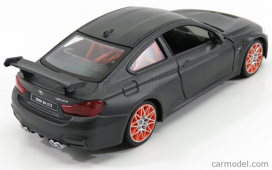 BMW M4 GTS Modellauto 1/24 - Matt Schwarz Mit Carbon Dach Ca. 20cm