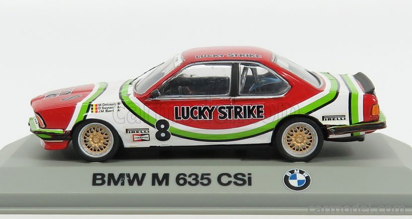 ミニカー　1/43 BMW 635 Csi #8 24H Spa 1983 M. Delcourt - M. Vanoli - J. M. Baert [SB651] ARTIGIANALE CODE3 Scale 1/43 | BMW 6-SERIES 635 CSI COUPE