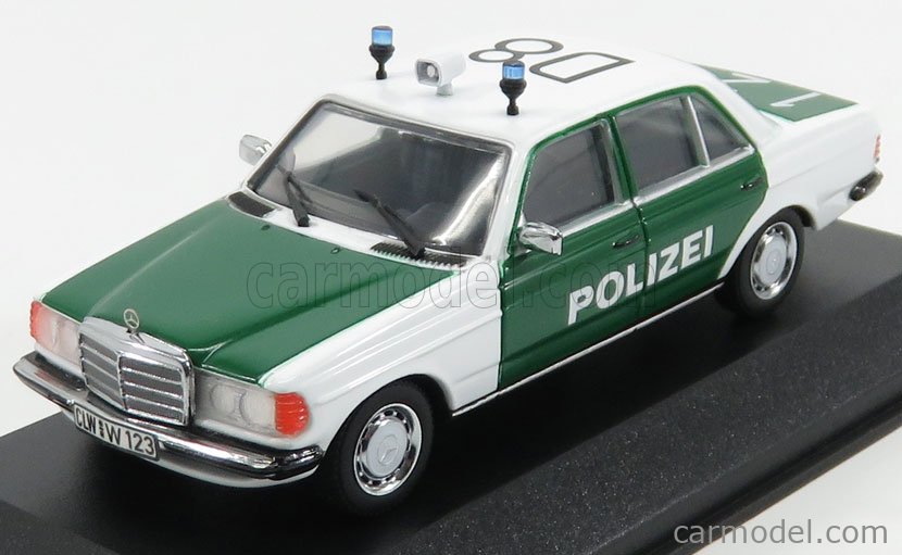 MINICHAMPS 430032290 Scale 1/43 | MERCEDES BENZ E-CLASS W123 POLIZEI ...