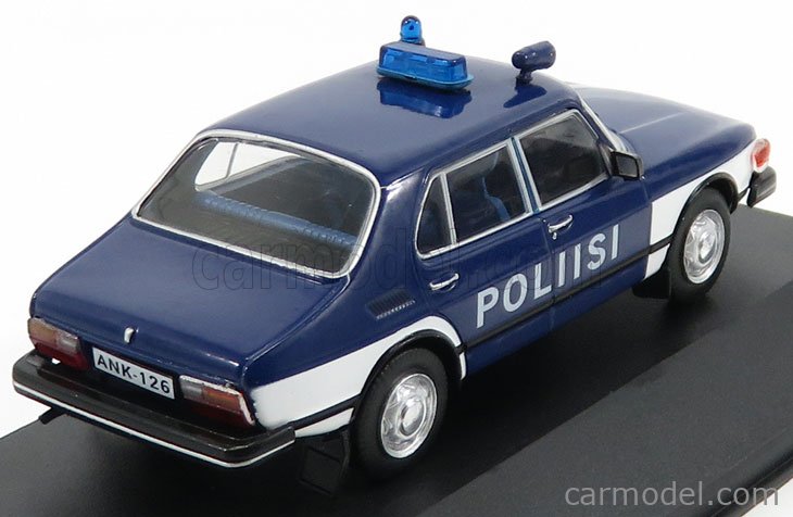 Atlas Model car DieCast 1/43 Saab 99 Police Poliisi Finland 1974
