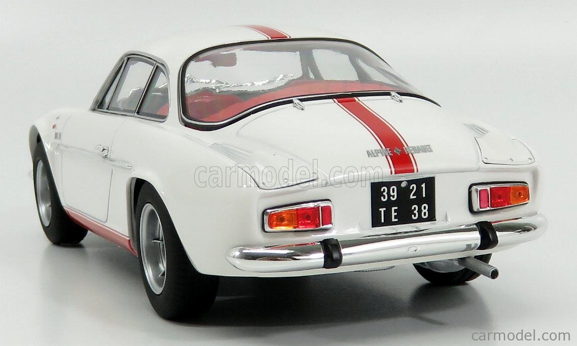 1971 RENAULT ALPINE A110 1600S WHITE 1/18 DIECAST MODEL CAR BY NOREV 185303