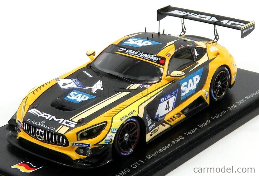 MERCEDES BENZ - AMG GT3 TEAM MERCEDES AMG TEAM BLACK FALCON N 4 2nd 24h  NURBURGRING 2018 M.ENGEL - A.CHRISTODOULOU - M.METZGER - D.MULLER