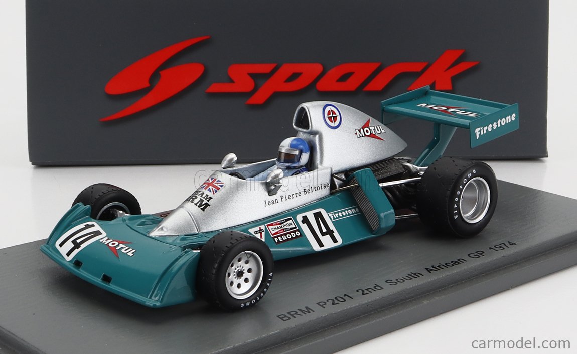 衝撃特価■スパークモデル 1/43 BRM P201 #14 J-P.ベルトワーズ 南アフリカGP レーシングカー