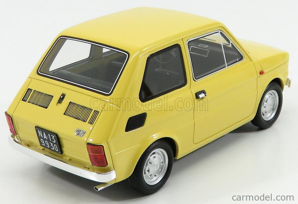 LAUDORACING LM103E Scale 1/18 | FIAT 126 PRIMA SERIE 1972 YELLOW