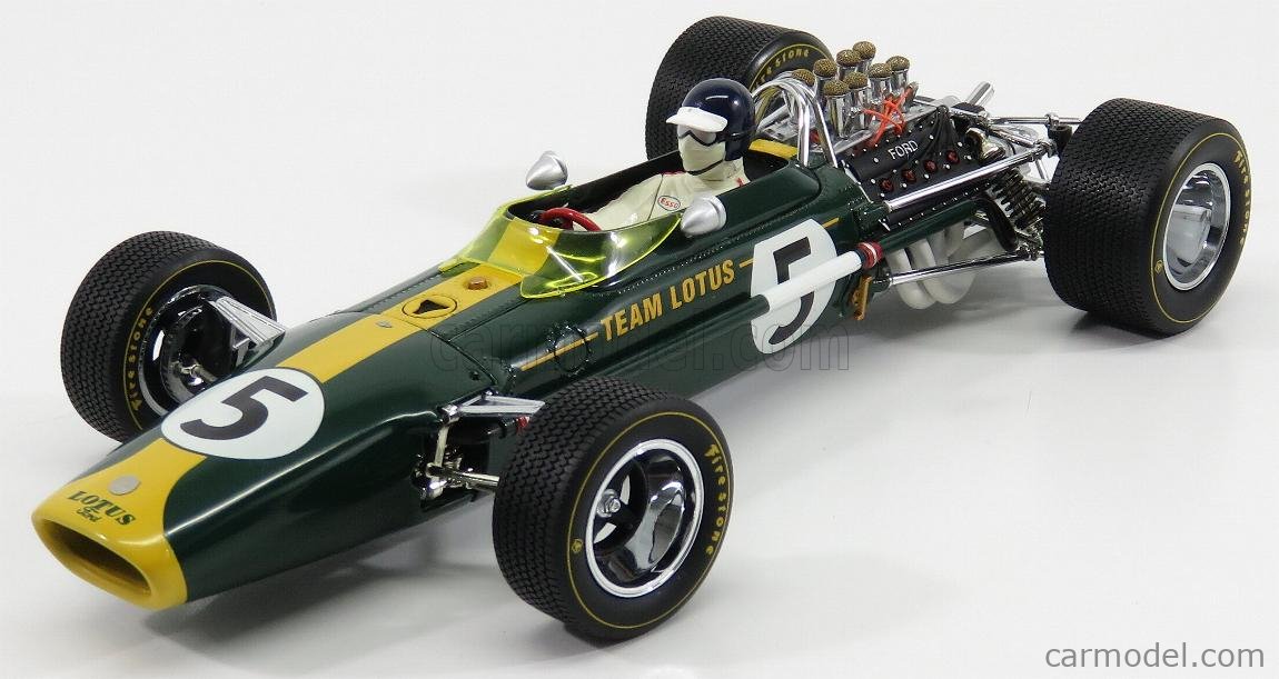 エグゾト1/18は巻き型F1ロータス49です、グラハムヒル車です - ミニカー