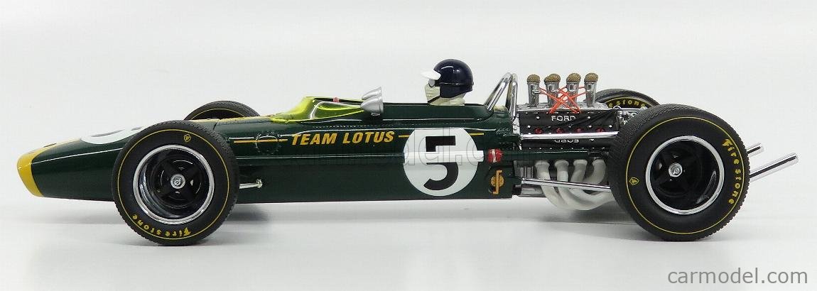 EXOTO GPC97001 Scale 1/18 | LOTUS F1 TYPE 49 N 5 WINNER DUCH GP 1967  J.CLARK GREEN YELLOW