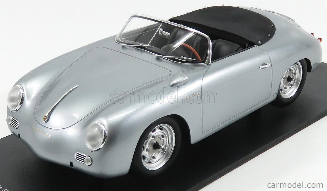 SPARK-MODEL 12S004 Scale 1/12 | PORSCHE 356 CARRERA SPEEDSTER 1956 SILVER