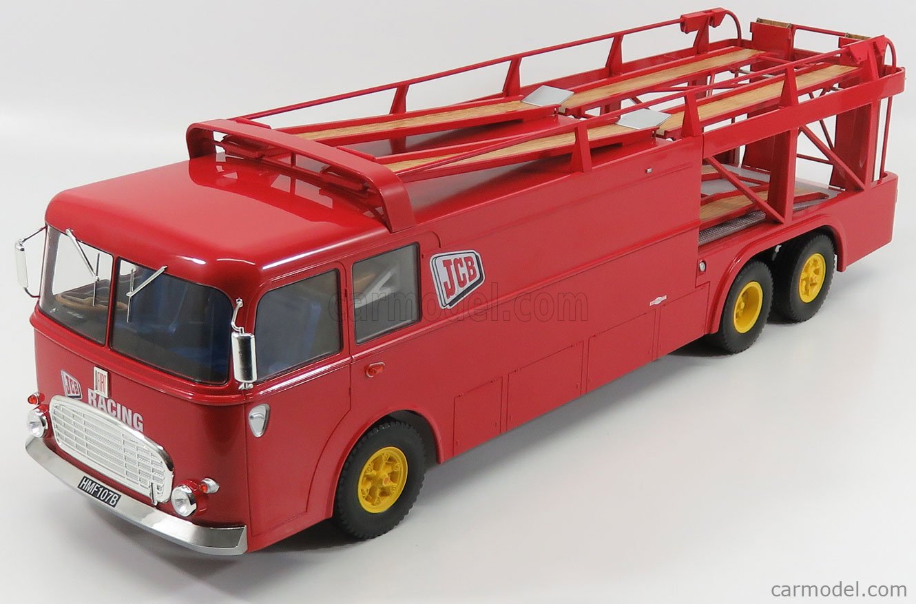 FIAT - BARTOLETTI 306/2 3-ASSI TRUCK TEAM JCB RACING TEAM FERRARI CAR  TRANSPORTER 1962