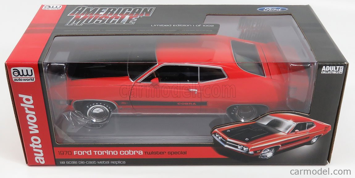 AUTOWORLD AMM1112/06 Scale 1/18 | FORD USA TORINO COBRA
