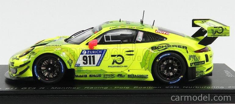 SPARK-MODEL SG421 Scale 1/43 | PORSCHE 911 GT3 R TEAM MANTHEY RACING N ...