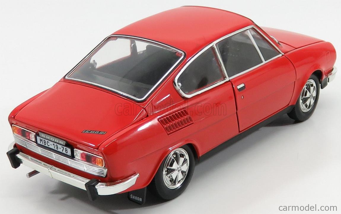 ABREX 118ABS707BX Scale 1/18 | SKODA 110R COUPE 1980 RACING RED