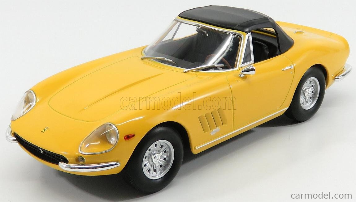 Kk Scale Kkdc Scale 1 18 Ferrari 275 Gtb 4 Nart Spider 1967 Alloy Rims Cerchi In Lega Yellow