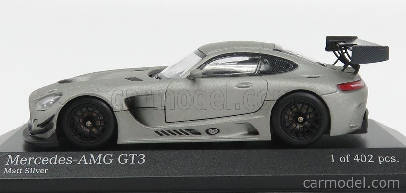 ミニチャンプス 1/43 メルセデス AMG GT3 プレーンボディ 2017 402台限定 Minichamps 1:43 Mercedes AMG  GT3 Plain Body 410173202 - ミニカー