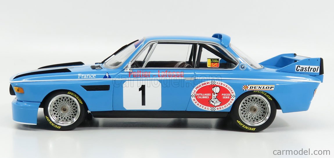 BMW - 3.0 CSL TEAM GITANES PRECISION LIEGEOISE N 1 WINNER 4h MONZA ITALY  1974 J.L.LAFOSSE - A.PELTIER