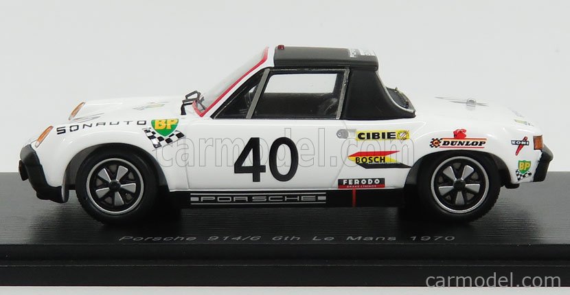 Spark 1:43 Porsche 911T 1991cc - #44 Le Mans 1969 - Laurent Marche - Miniature De Collection